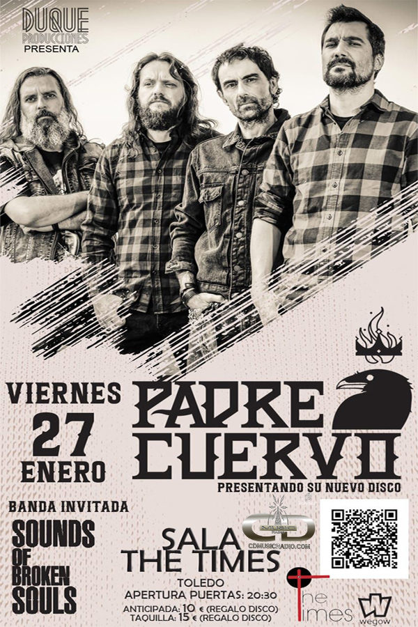 Cartel padre cuervo